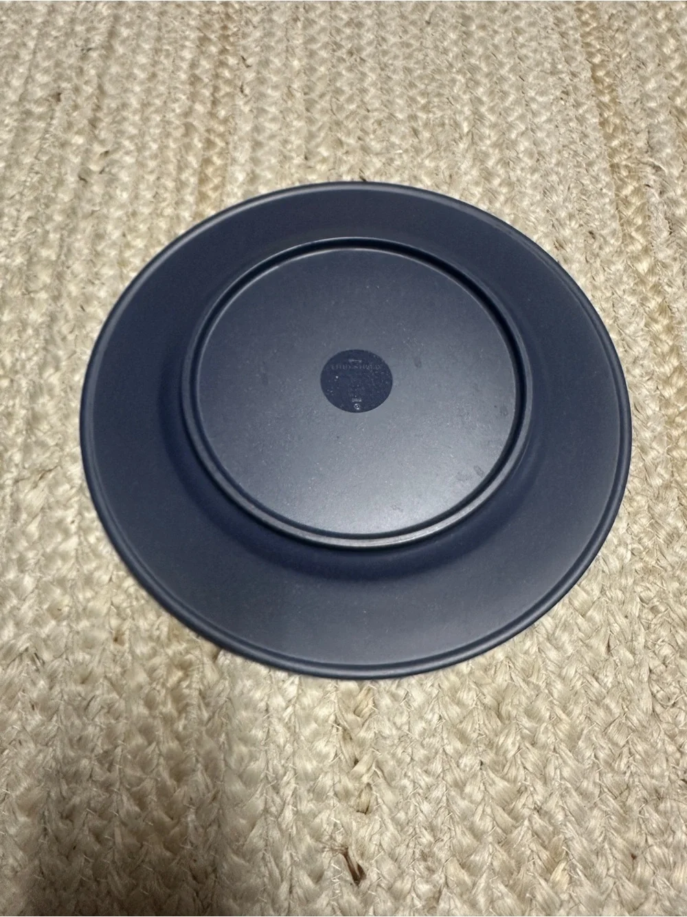 NEW 6 Threshold Navy Blue Lancashire Melamine Dinner Plates